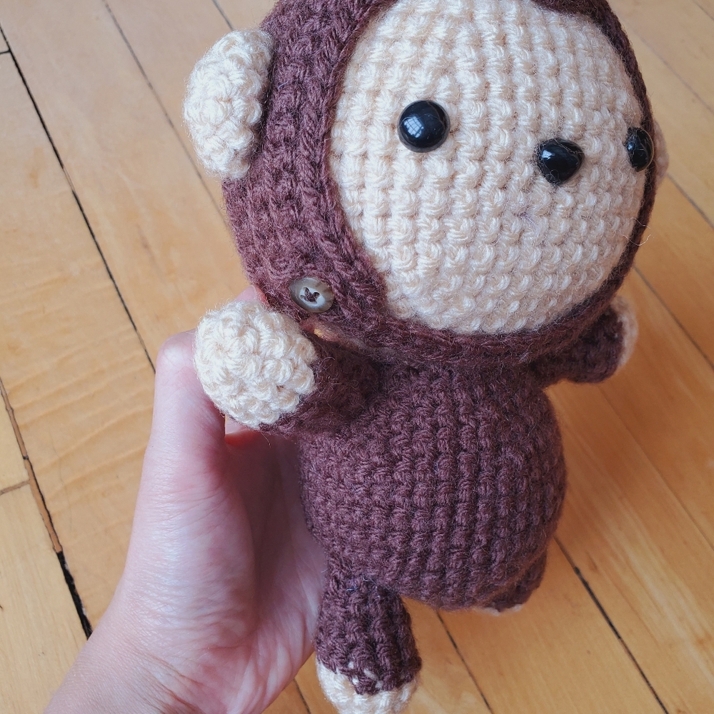 Handmade Crocheted Monkey - Picture 5 of 5